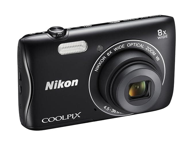 Nikon Digital Camera COOLPIX S3700 Black Optical 8X Zoom 20.05 Million Pixels S3700BK thumbnail 7
