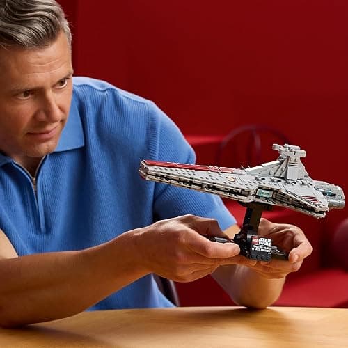 LEGO Star Wars 75441 Venator-Class Attack Cruiser Building Set for Adults - Republic Starship Model Kit - Living Room & Shelf Decor - Collectible Gift for Revenge of the Sith Fans thumbnail 2