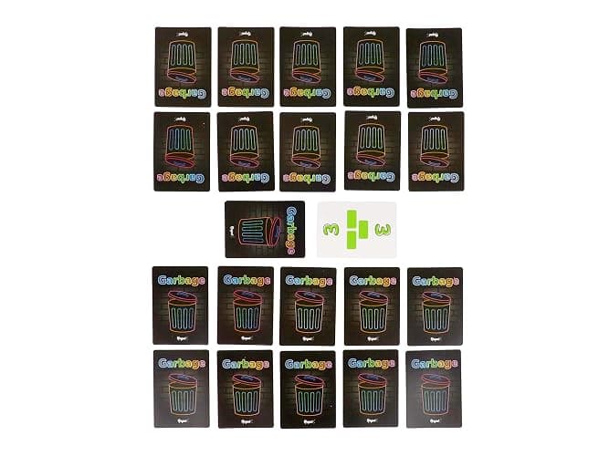 Regal Games Garbage Monsters Card Game Set for Kids, Teens & Adults - 2-4 Player Fun Family Games - Travel Playing Cards (16 Garbage Monsters Cards) thumbnail 4
