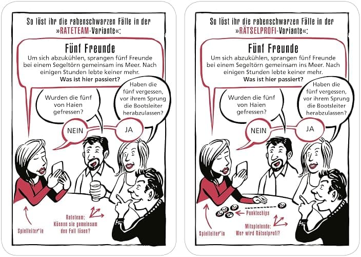 moses. Black Stories Epic Fails - 50 Puzzles con Casos Reales en Torno a desventuras absurdas, Juego de Cartas con Variante de Juego y fichas de puntuación, Juego de Rompecabezas para Adolescentes y thumbnail 2