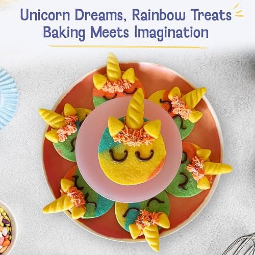 Baketivity x Duff Goldman Unicorn Cookies Kids Baking Kit | Cooking Kits with Premeasured Ingredients, Decorating Supplies, STEM Activities for Girls and Boys Ages 6-12 thumbnail 2