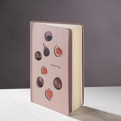 DIVERSEBEE Hardcover Lined Journal Notebook, Medium A5 (5.8 x 8.3 inches), 192 Pages, Thick Paper, Aesthetic Journals for Writing, Office School Bible Journaling Supplies (Figs) thumbnail 7