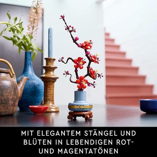 LEGO Botanicals Pflaumenblüte - Pflegeleichte Blumendeko aus der Botanik Kollektion - Kreatives Bauset für Erwachsene - Entspannende Aktivität - Künstliche Pflanze zum Sammeln 10369 thumbnail 5
