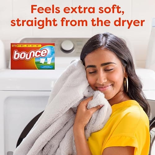 Bounce Dryer Sheets, 330 count, Outdoor Fresh Scent, Fabric Softener Sheets, Reduces Static, Softens and Fights Wrinkles thumbnail 7