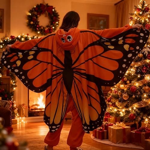 CWDGAGANB Unisex Adult Onesie Pajamas, Flannel Cosplay Animal One-Piece Halloween Costume Sleepwear Homewear thumbnail 7