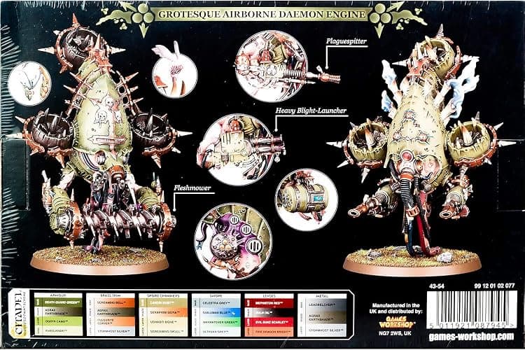 Games Workshop 99120102077" Death Guard Foetid Bloat-Drone Miniature, for 12 years to 99 years thumbnail 2