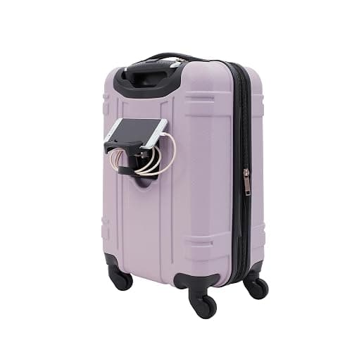 Wrangler 20" Astral Hardside Carry-On Luggage, Lilac thumbnail 4