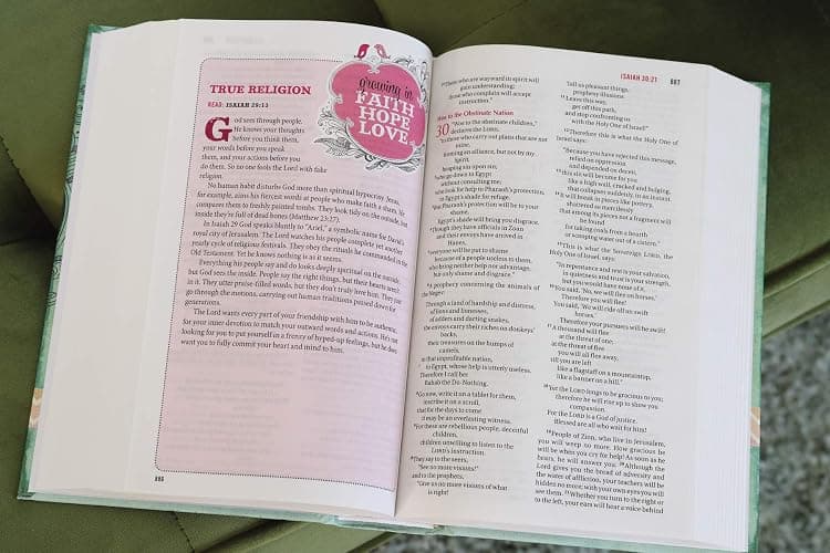 NIV, Bible for Teen Girls, Hardcover: Growing in Faith, Hope, and Love – The Perfect Christian Faith Gift for Your Teenage Girl, Age 13-18 thumbnail 9