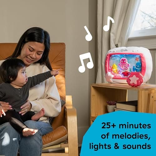 Baby Einstein Sea Dreams Soother Musical Crib Toy and Sound Machine, Pink, Newborn and up thumbnail 5