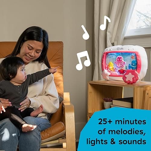 Baby Einstein Sea Dreams Soother Musical Crib Toy and Sound Machine, Pink, Newborn and up thumbnail 6