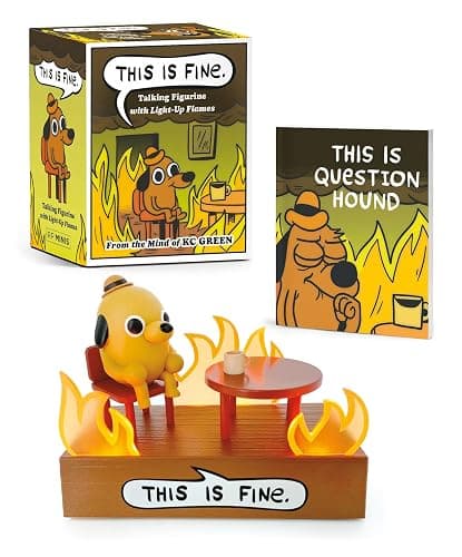 This Is Fine Talking Figurine: With Light and Sound! (RP Minis) - Image 1