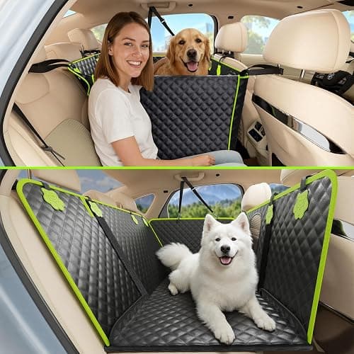 2-in-1 Dog Car Seat Cover for Back Seat, Transform to Passenger Mode - Dog Car Seat, Waterproof, Scratch-resistant, Support to 330lbs, for Outdoor Activities, Travel, to the Vet, for Cars/SUV/Truck - Image 1