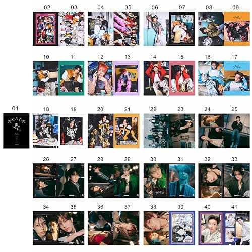 KPOPBP Stray Kids 40 Sheets Photo book Photocard Merchandise Kpop Postcards Gift for SKZ Boys and Girls (5-STAR(28.4 * 20.9CM)) thumbnail 8