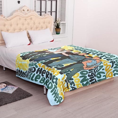 50'' x 40'' Music Gift Large Size Flannel Blanket, Siders Throw Blanket Musical, Ultra-Soft Micro Blankets All Seasons Warm Cozy Blankets for Sofa Chairs Bed Office Home Music Fans Women Men thumbnail 7