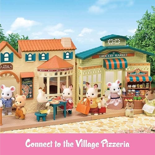 Calico Critters Grocery Market - Shop, Play, and Let Creativity Bloom!, Cream & Brown thumbnail 6