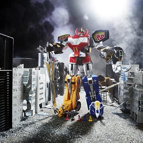 Power Rangers Hasbro Lightning Collection Zord Ascension Project Mighty Morphin Dino Megazord 1:144 Scale Collectible thumbnail 2