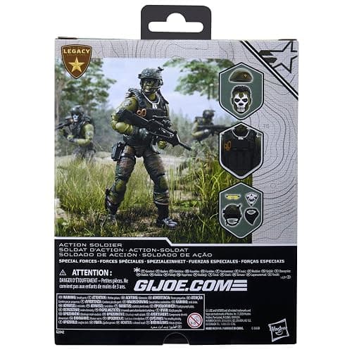 G.I. Joe Classified Series Legacy Collection: Action Soldier - Special Forces, Collectible 6 Inch Action Figure Set with 16 Accessories | G.I. Joe Classified 6 Inch Action Figure Legacy Deluxe - Special Forces Soldier thumbnail 14