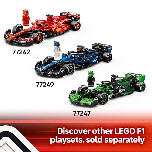LEGO Speed Champions Aston Martin Aramco F1 AMR24 Race Car Toy with a Collectible Formula 1 Driver Minifigure - Model Kits for 10+ Year Old Boys & Girls or Adult Motorsport Fans 77245 thumbnail 8