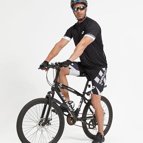 sponeed Men's Cycling Shorts Padded Bicycle Riding Pants Bike Biking Clothes Cycle Wear Tights thumbnail 7