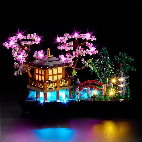 BrickSoul LED Light Up Kit Compatible with Lego Tranquil Garden 10315 Building Set, Upgrade Design Lighting Accessories for Detailed Japanese Zen Garden, Gift for Lego Fans, Not Included 10315 Model - Image 1