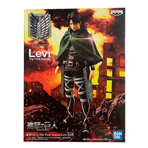 Banpresto - Attack on Titan - The Final Season Levi Figure 6 Inch thumbnail 3