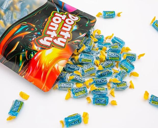 BLUE RASPBERRY JOLLY RANCHER Hard Candy 5 lb - Bulk Bag, Individually Wrapped, Old Fashioned, Fruit Flavored Candies thumbnail 8