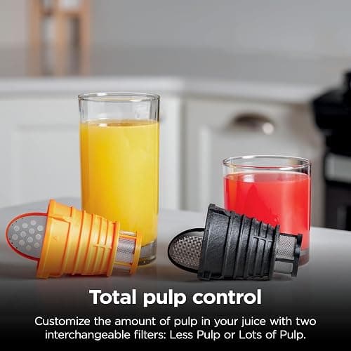 Ninja NeverClog 3-in-1 Juicer, Slicer & Shredder, 32oz Vessel, JC152 | NeverClog auger juices non-stop, plus slicing & shredding attachments. Total Pulp Control, 32-oz vessel, dishwasher safe thumbnail 7