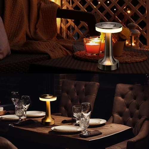 O’Bright Portable LED Table Lamp with Touch Sensor, 3-Levels Brightness, Rechargeable Battery Up to 48 Hours Usage, Night Light for Kids Nursery, Nightstand Lamp, Bedside Lamp (Matte Black) thumbnail 7