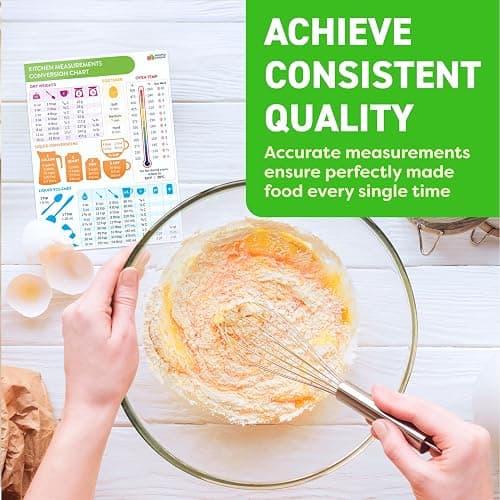 Kitchen Conversion Chart Magnet - Measurements Conversion Chart - Baking Supplies Baking Accessories Cooking Gadgets - Baking Kitchen Cooking Gifts for Women - Kitchen Gadgets thumbnail 4