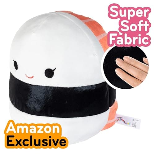 Squishmallows Original 10-Inch Solenn The Salmon Sushi - Official Jazwares Plush - Collectible Soft & Squishy Sushi Stuffed Animal Toy - Add to Your Squad - Gift for Kids, Girls & Boys thumbnail 4