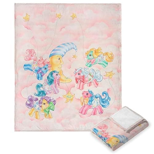 NORTHWEST Hasbro My Little Pony, Cotton Candy Clouds, Silk Touch Throw Blanket, 40 x 50 Inches - Image 1