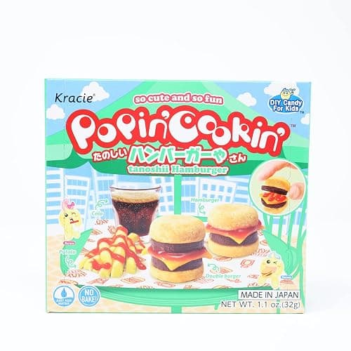 Kracie Popin' Cookin' DIY Candy Hamburger Kit - Image 1