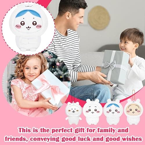 Chikawa Plush Keychain for Backpack Kawaii Usagi Anime Keychain Plush thumbnail 5