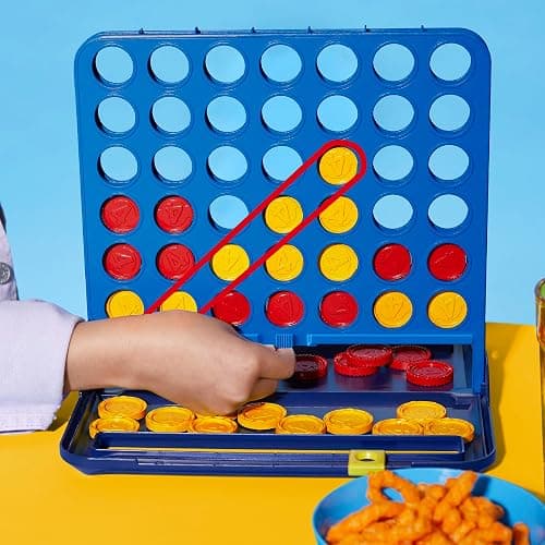 Official Hasbro Games Connect 4 Game (2025 Edition) | All-in-1 Storage, Carrying Case, Score Tracker | Ages 6+ | 2 Players | Family Games for Kids thumbnail 10