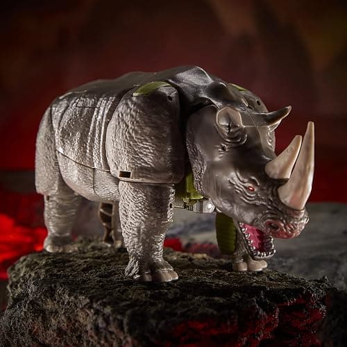 Transformers Toys Generations War for Cybertron: Kingdom Voyager WFC-K27 Rhinox Action Figure - Kids Ages 8 and Up, 7-inch thumbnail 2