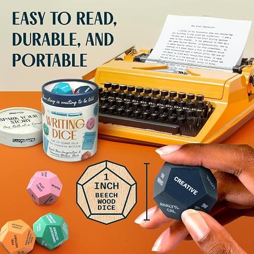 Insplore 12-Sided Writing Dice - Creative Writing Prompts Gift for Writers thumbnail 5