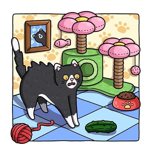 Naughty Cats: Cattitude Coloring Book for Adults and Teens (Cat & Dog Coloring Book) thumbnail 3