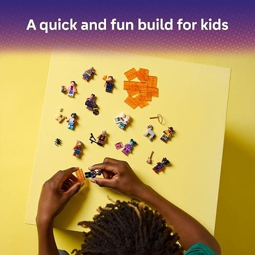 LEGO Minifigures Spider-Man: Across The Spider-Verse 6 Pack - Spider-Man Toys for Boys & Girls, Ages 5+ - Pretend Play Action Figures for Kids - Gift for Birthdays - 66797 thumbnail 5
