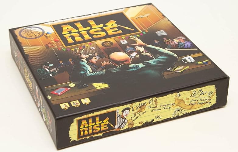 Rough Draft Games All Rise Board Game - The Ridiculous Storytelling and Debate Game in the Courtroom for 6 Players, Ages 8+ thumbnail 3