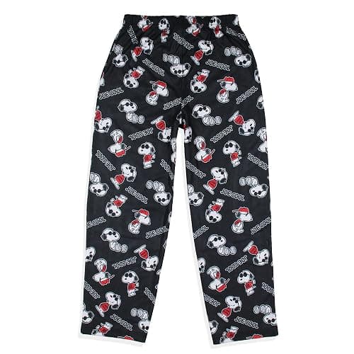 Peanuts Boys' Joe Cool Snoopy Character Tossed Print Sleep Pajama Pants thumbnail 4
