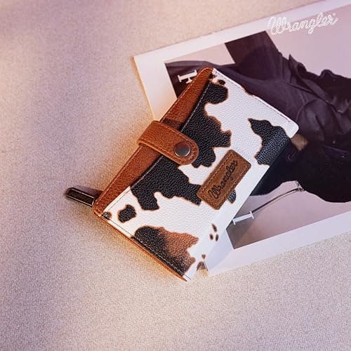 Wrangler Wallet for Women Bifold Card Holder with Zipper and ID Window thumbnail 2