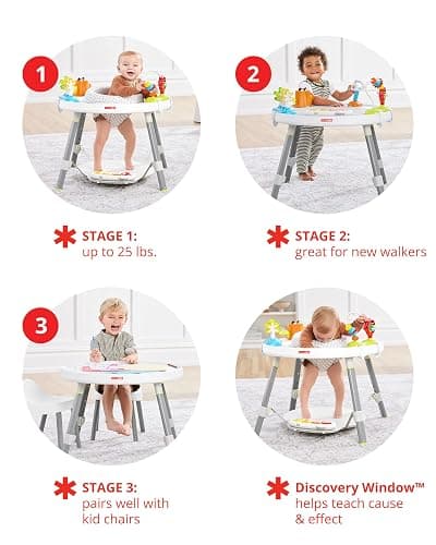 Skip Hop Baby Activity Center: Interactive Play Center with 3-Stage Grow-with-Me Functionality, 4mo+, Explore & More thumbnail 3