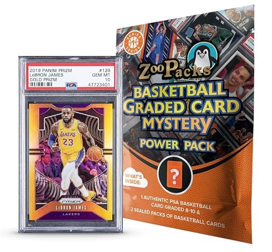Zoo Packs NBA Basketball PSA Graded Card Mystery Power Pack - Amazon Exclusive - Image 1