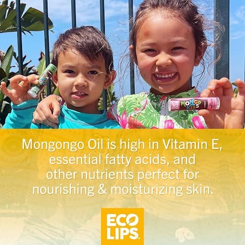 Eco Lips Mongo Kiss USDA Organic Lip Balm, Variety 4 pack | Blood Orange, Yumberry, Strawberry Lavender, Black Cherry | Moisturize Chapped Lips With Mongongo Oil & Vitamin E thumbnail 2
