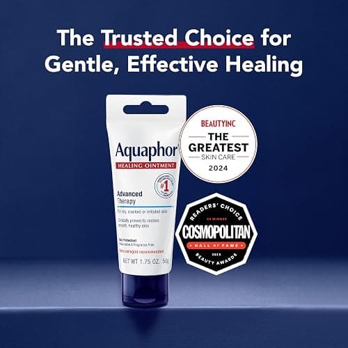 Aquaphor Healing Ointment Advanced Therapy Skin Protectant, Dry Skin Body Moisturizer, 0.35 Oz Tube, Pack of 2 thumbnail 13