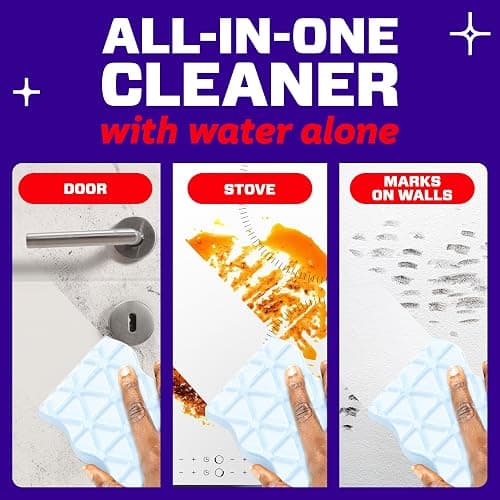 Mr. Clean Magic Eraser, All Purpose Cleaner, Cleaning Scrubber, Wall, Sneaker, Kitchen, Bathroom, Shower Cleaning Supplies, Melamine Pads, Whole Home Extra Durable, 12ct thumbnail 6