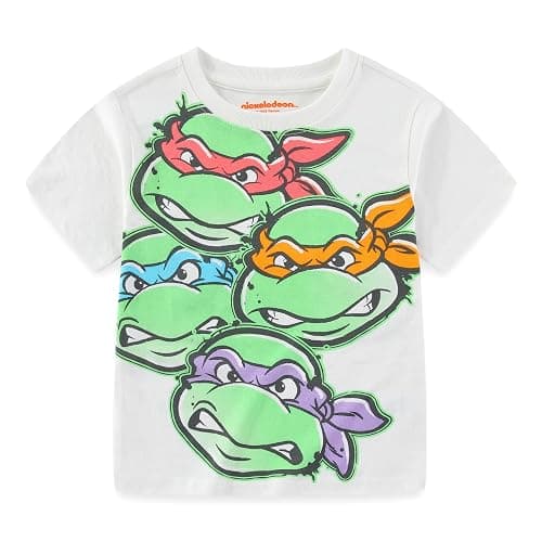 Nickelodeon Teenage Mutant Ninja Turtles Boys Short Sleeve T-Shirt and Short Set for Toddler and Big Kids thumbnail 2