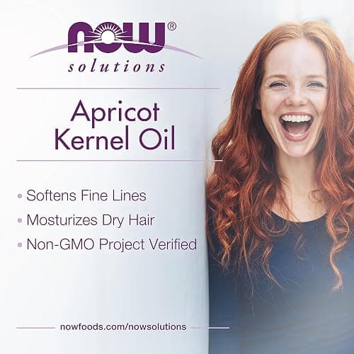 NOW Foods Solutions, Apricot Kernel Oil, Hair Moisturizer, Rejuvenating Skin Oil, Softens Fine Lines, 16-Ounce thumbnail 4
