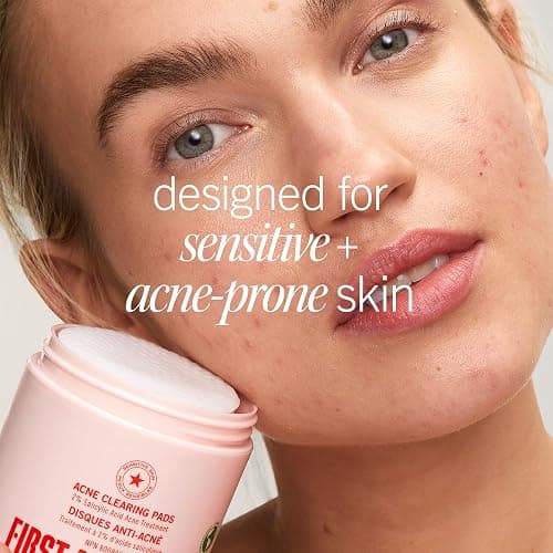 First Aid Beauty Acne Pads for Face - Maximum Strength Acne Treatment - 2% Salicylic Acid Pads Treat Without Drying, (60-ct) thumbnail 9
