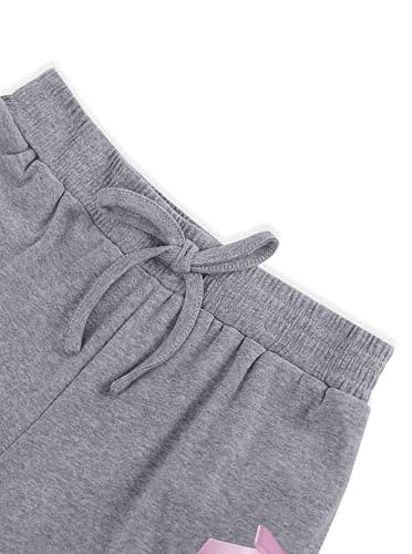 Ecolala Girls Wide Straight Leg Loose Sweatpants Elastic Waist Drawstring Jogger Pants thumbnail 3